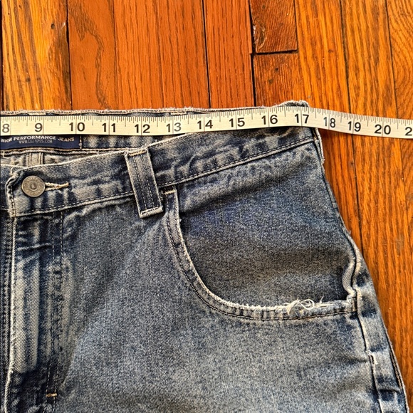 Y2K Lee Pipes BMX Vintage Jean Shorts - Picture 12 of 14